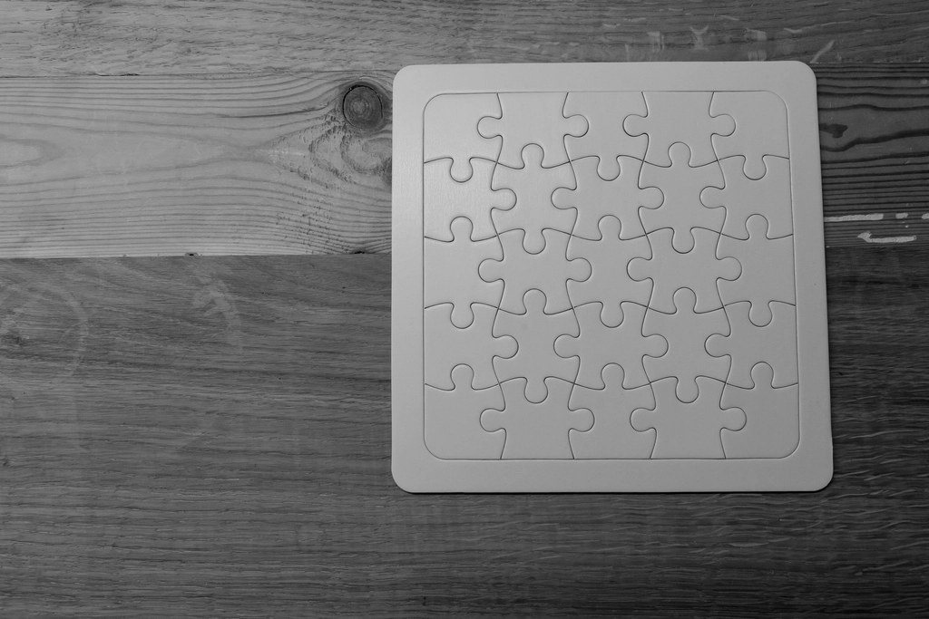 Wooden jigsaw puzzle