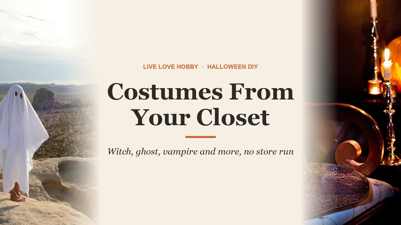 Last-Minute DIY Halloween Costumes From Things You Already Own: featured image